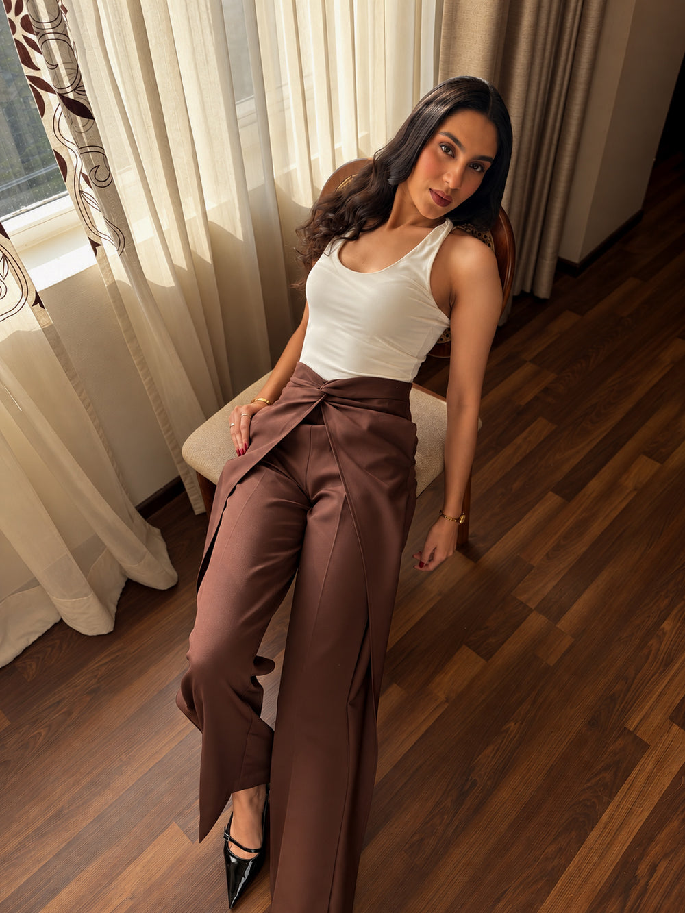 Knot Wrap Trouser