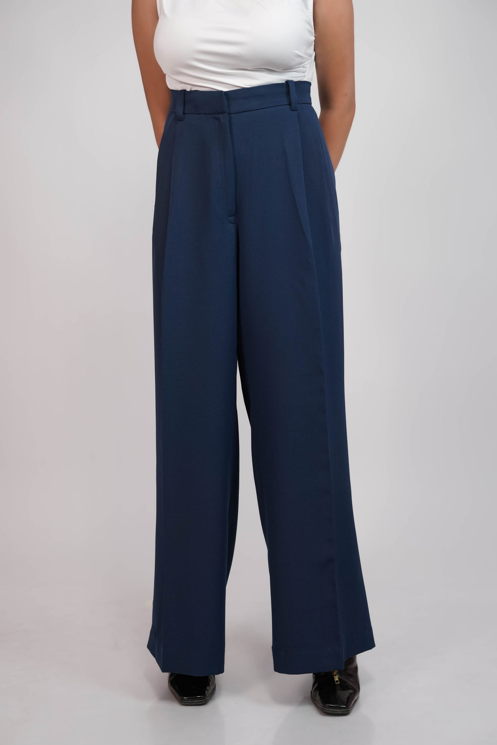 deep marine blue only trouser