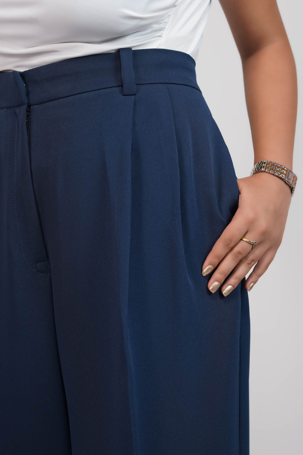 deep marine blue only trouser