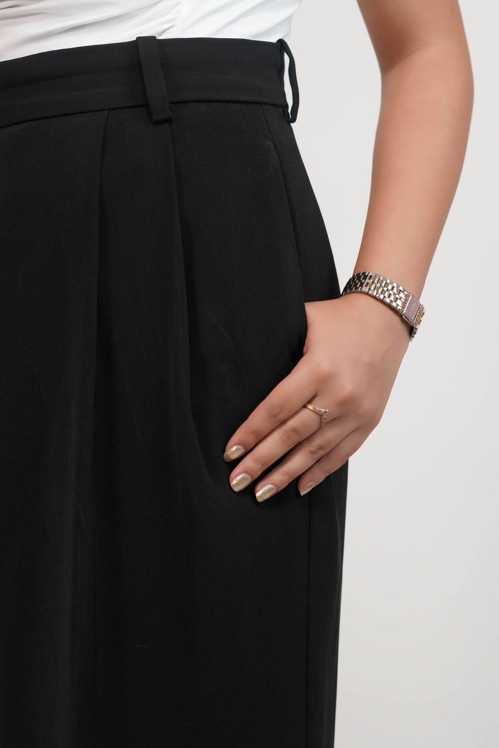 jet black only trouser
