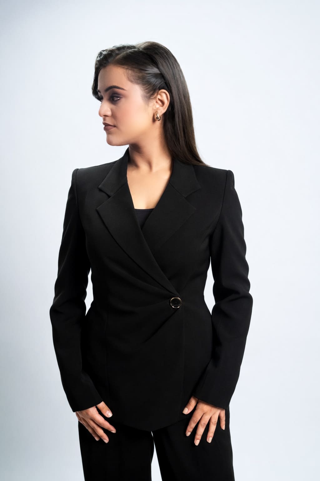Signature Wrap Blazer Set
