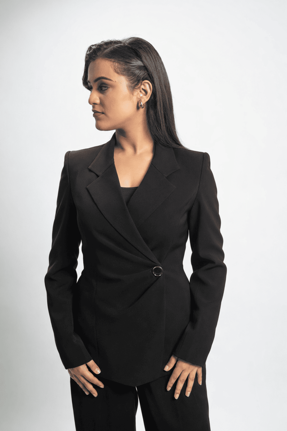 Signature Wrap Blazer Set