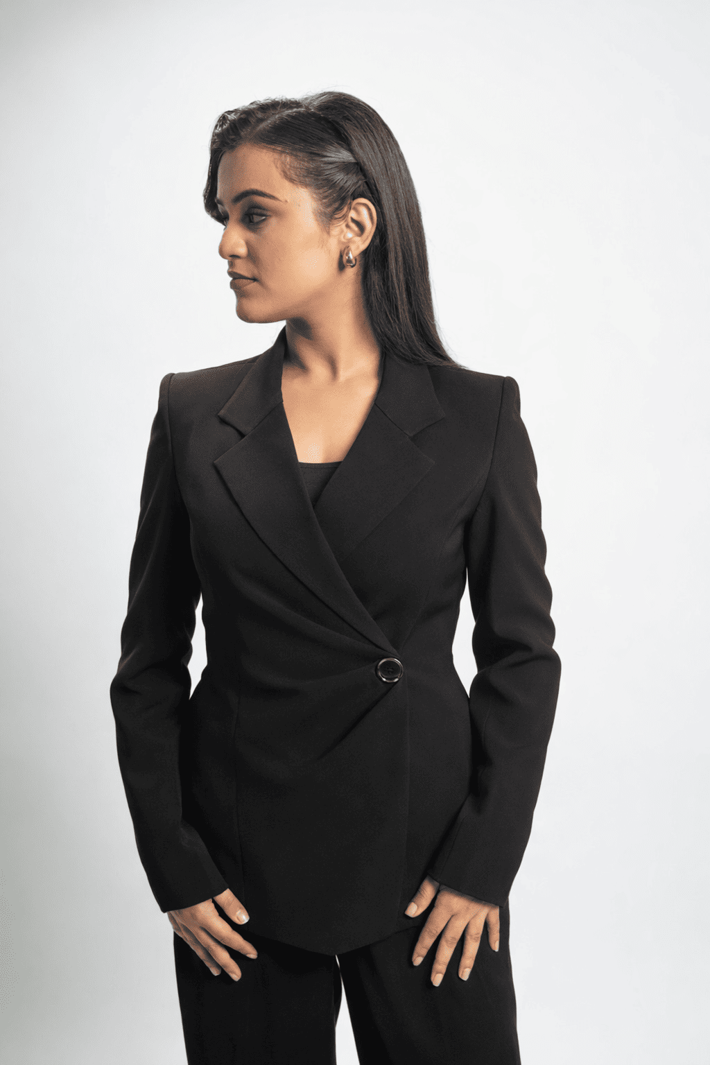 Signature Wrap Blazer Set
