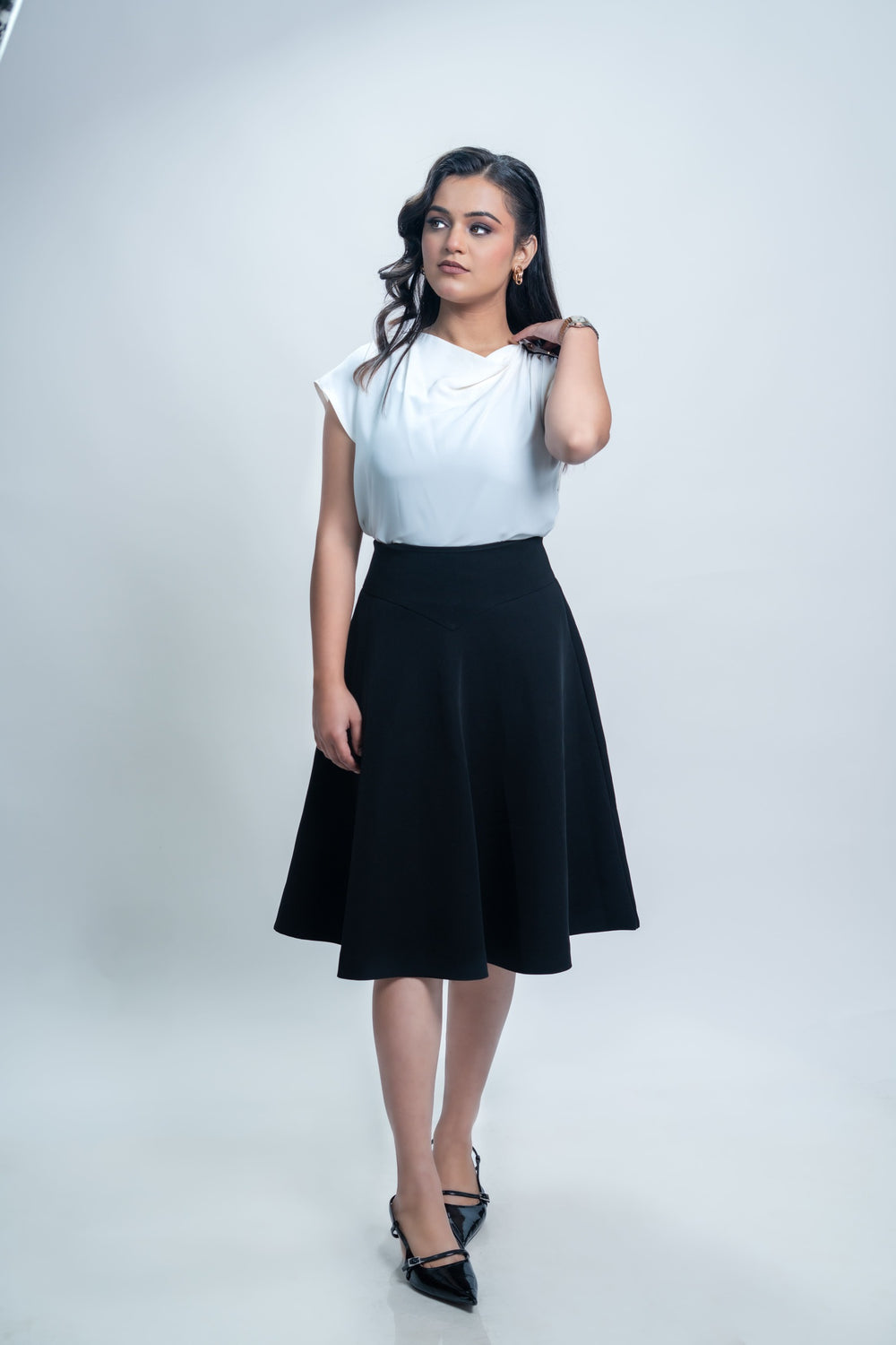 Contour Flared Skirt